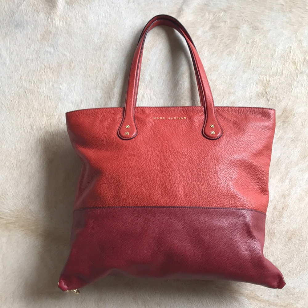 EUC Marc Jacobs Colorblock Wingman Tote - Picture 5 of 8